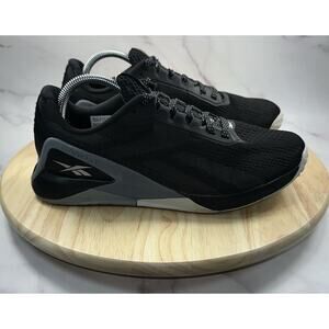Reebok Nano X1 Black Gray Cross Trainer Sneakers Shoes FX3251 Women’s Size 10